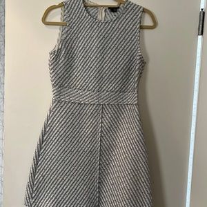 Theory striped mini dress